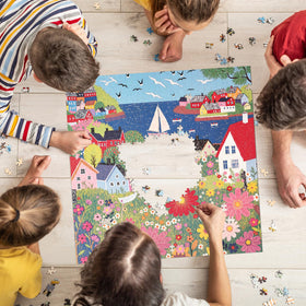 Naturelish jigsaw puzzle: finished art piece to display at home or office