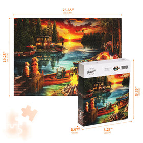 Naturelish gift-ready puzzle ideal for ages 14 plus, perfect for family evenings.