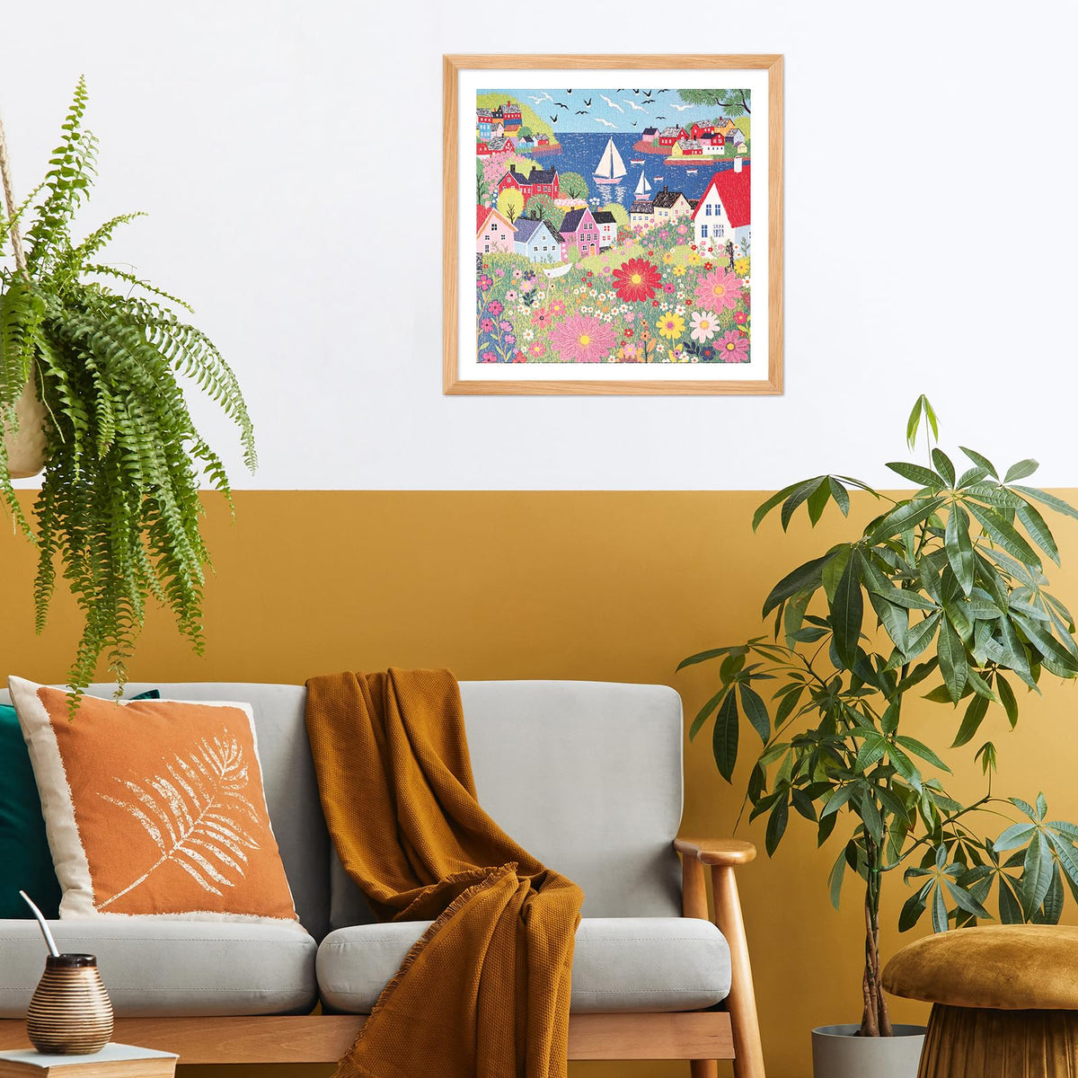 Naturelish jigsaw puzzle: packaging includes poster for reference and reusable storage bag