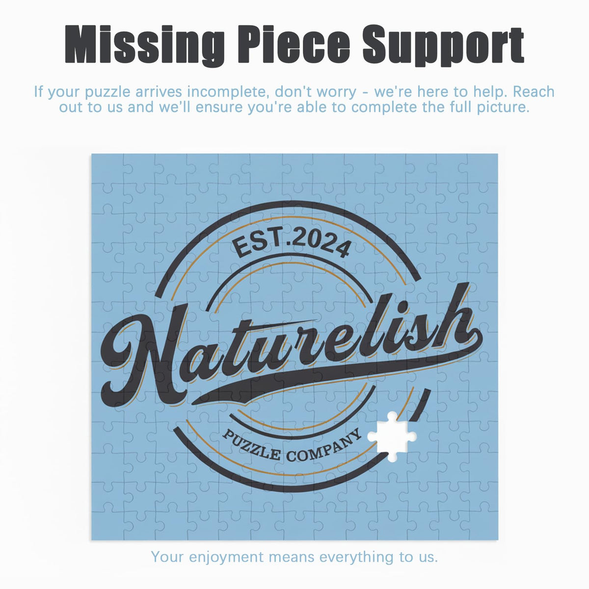 Naturelish jigsaw eco-packaging supports sustainable hobby enjoyment