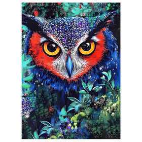 Naturelish Owl Puzzle artwork with vibrant detail ideal for wall display