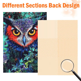 Naturelish Owl Puzzle poster-included helps guide accurate assembly