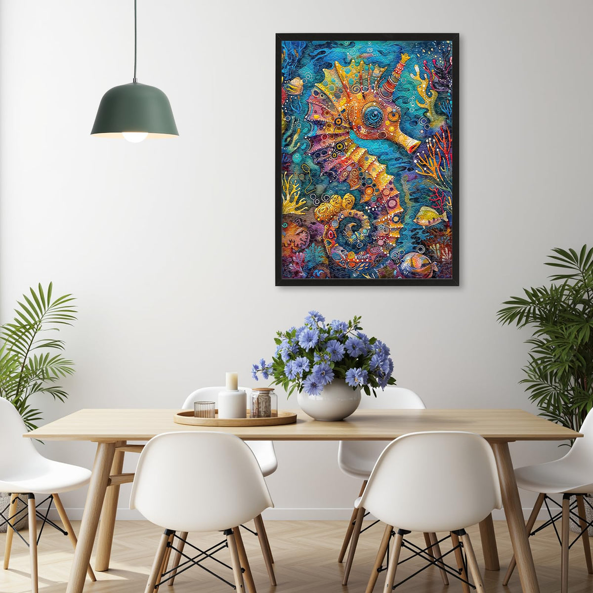 Naturelish seahorse puzzle premium pieces ensure precise fit and minimal dust
