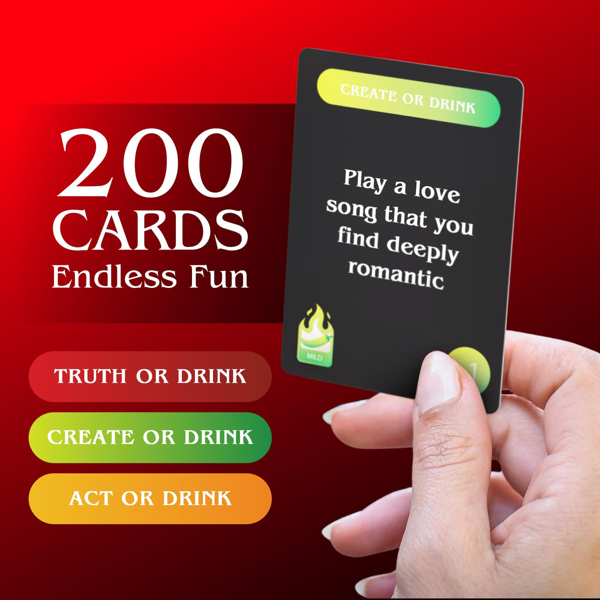 Naughty Couples Game in use during a cozy date night