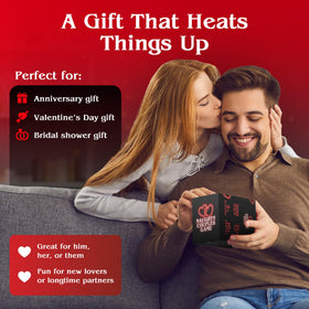 Naughty Couples Game gift packaging perfect for anniversaries