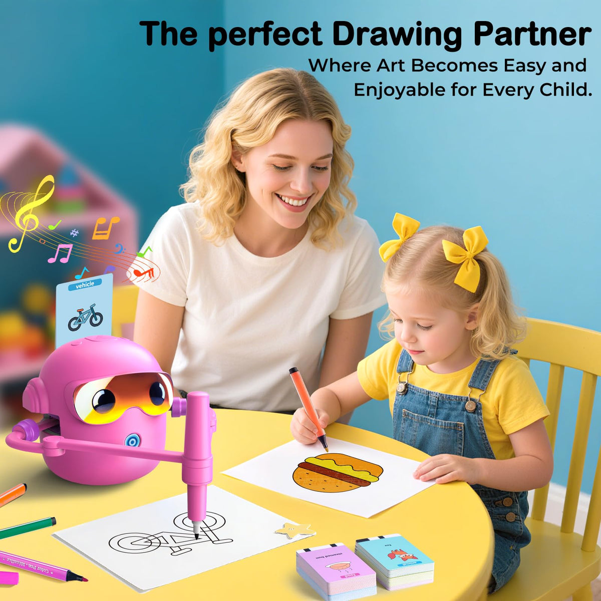 NAUQUOHZ drawing pens offer precise outlines for young artists.