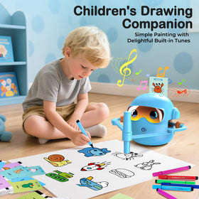 NAUQUOHZ drawing robot Montessori-inspired kit supports guided learning.