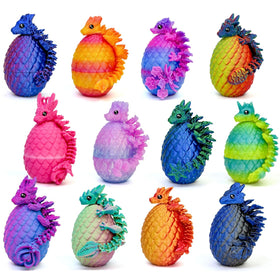Navoxa 12pcs Dragon Eggs: pre-filled Easter eggs for festive display and sharing