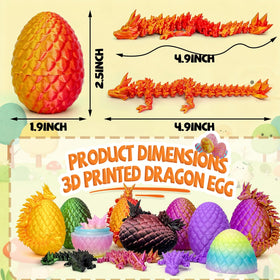 Navoxa prefixed Easter egg with a flexible dragon ready for play