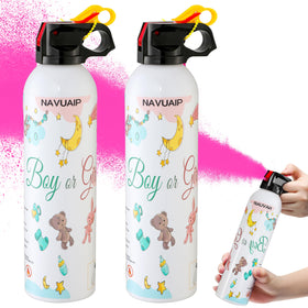 Navuaip gender reveal fire extinguisher with pink smoke powder for vibrant photo moments.
