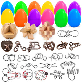 NAXYAN Easter eggs 24-pack for exciting egg hunts and puzzle fun.