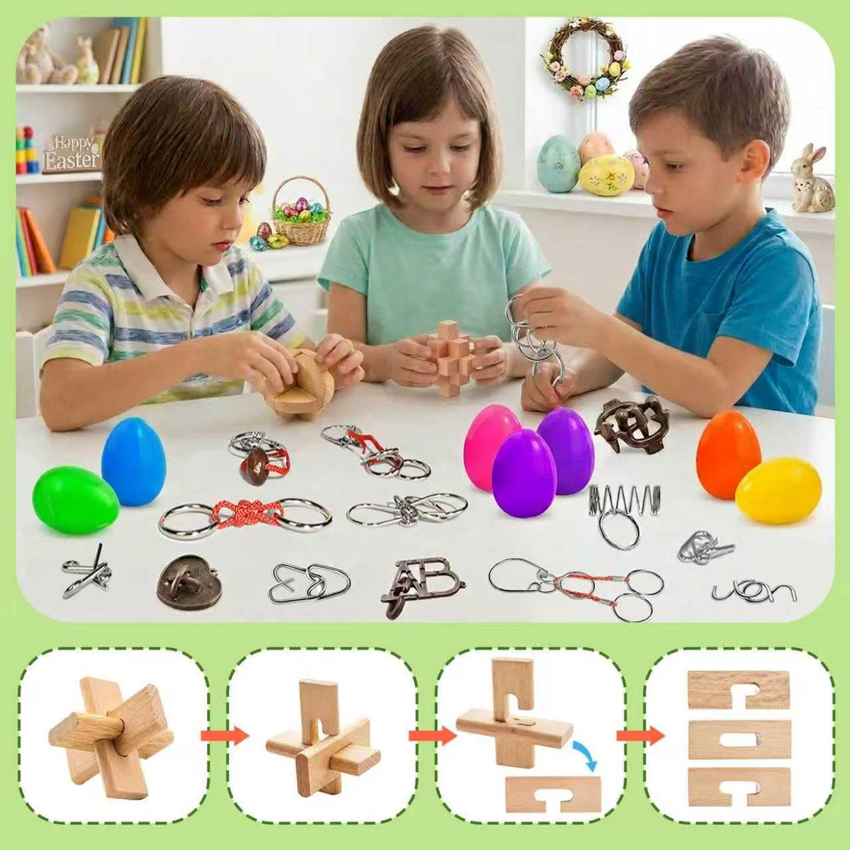 NAXYAN premium-plastic eggs ensure durability and longevity for play.