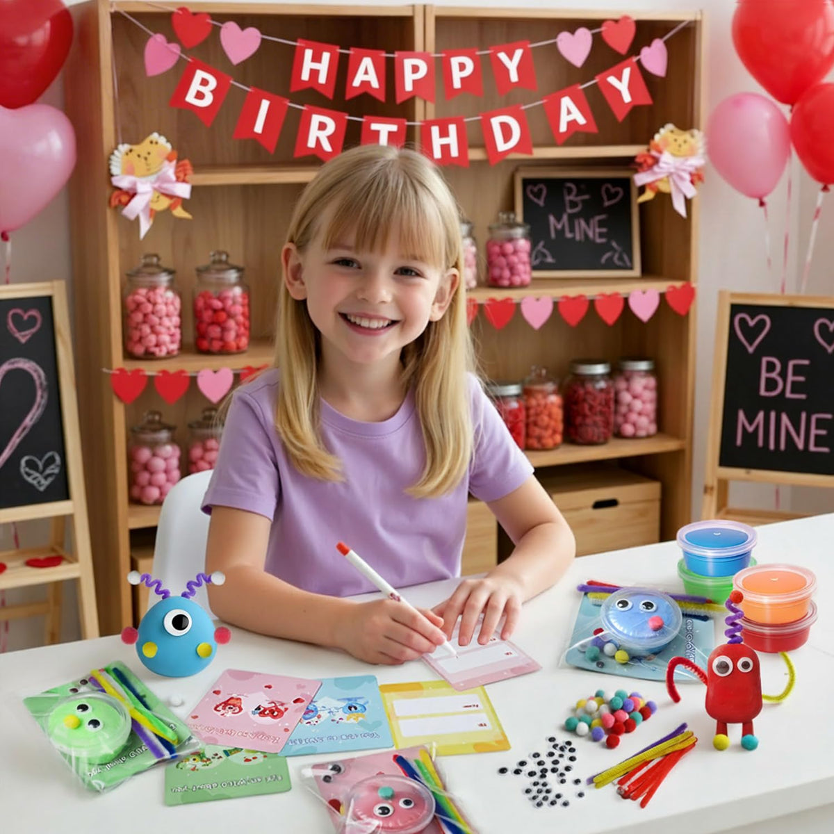 NAXYAN safe, non-toxic materials designed for kids' crafting fun.