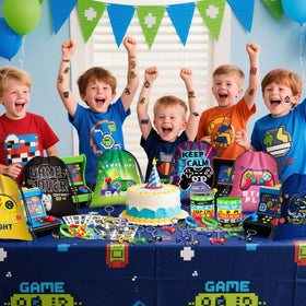 naygnahz video game party favors complete set ideal for decorations and rewards at birthdays.