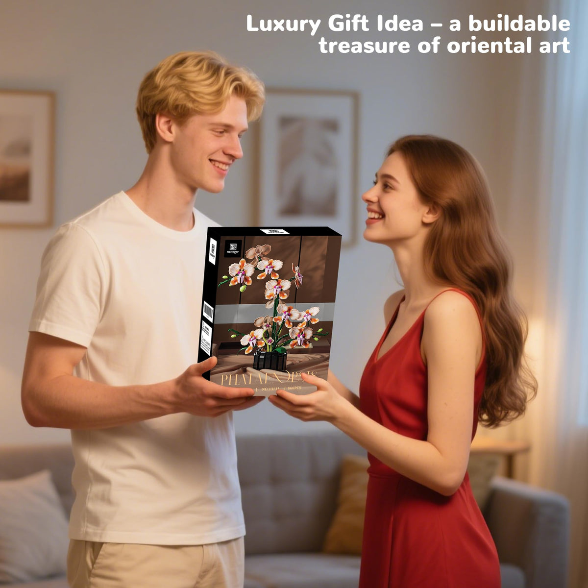 Nayihoop bedroom orchid decor creates a bright enduring centerpiece