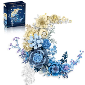 Nayihoop Moon Flower Building Set: 934 pieces for customizable wall art.