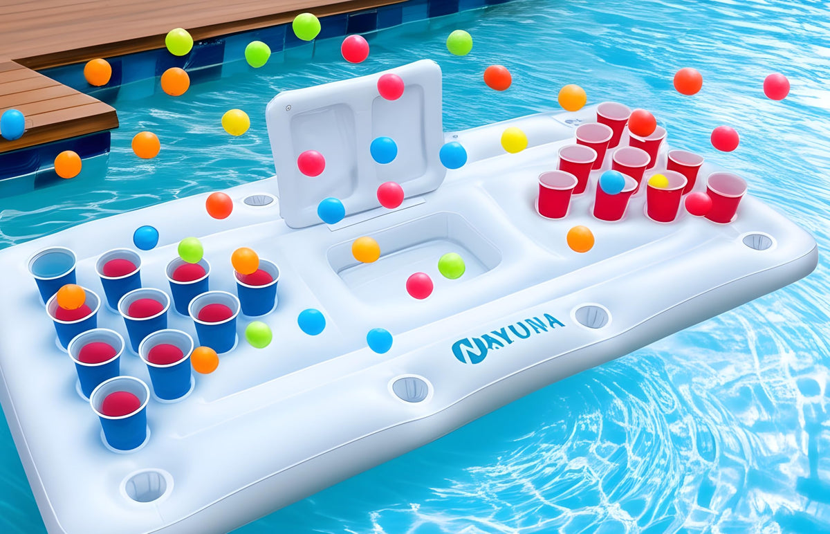 NAYUNA Floaty fast valve enables quick inflation and deflation.