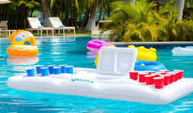 NAYUNA Floaty raft-grade material supports durable pool play.