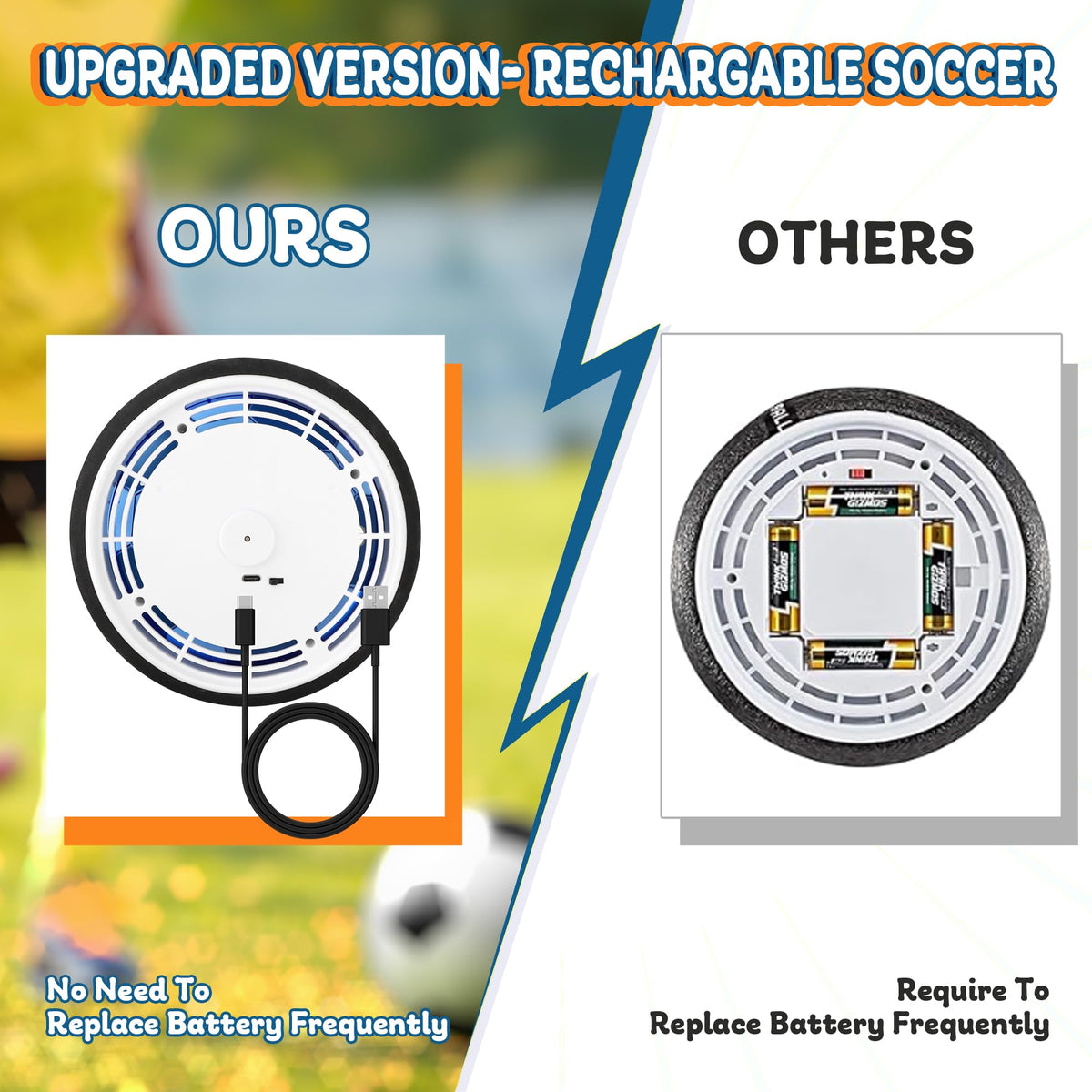 Nazano inflatable ball with pump for quick setup