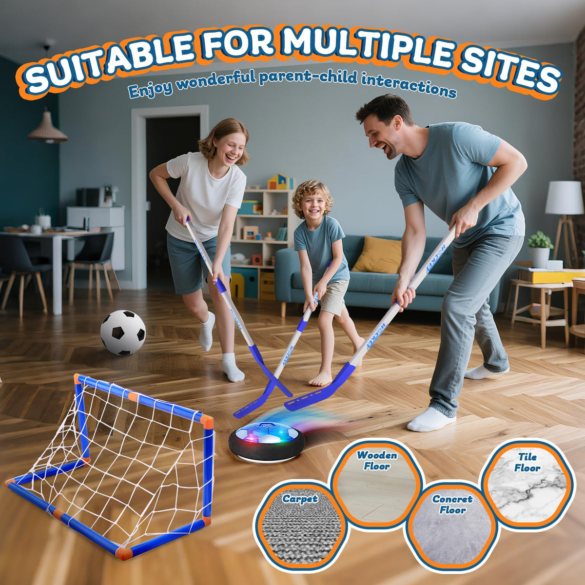 Nazano inflatable soccer ball adds size variety and practice.