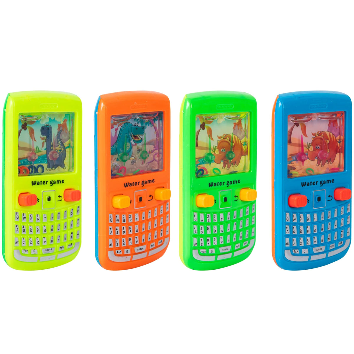 Nbguigdstr handheld water ring game pack contents; multiple units ready for events.