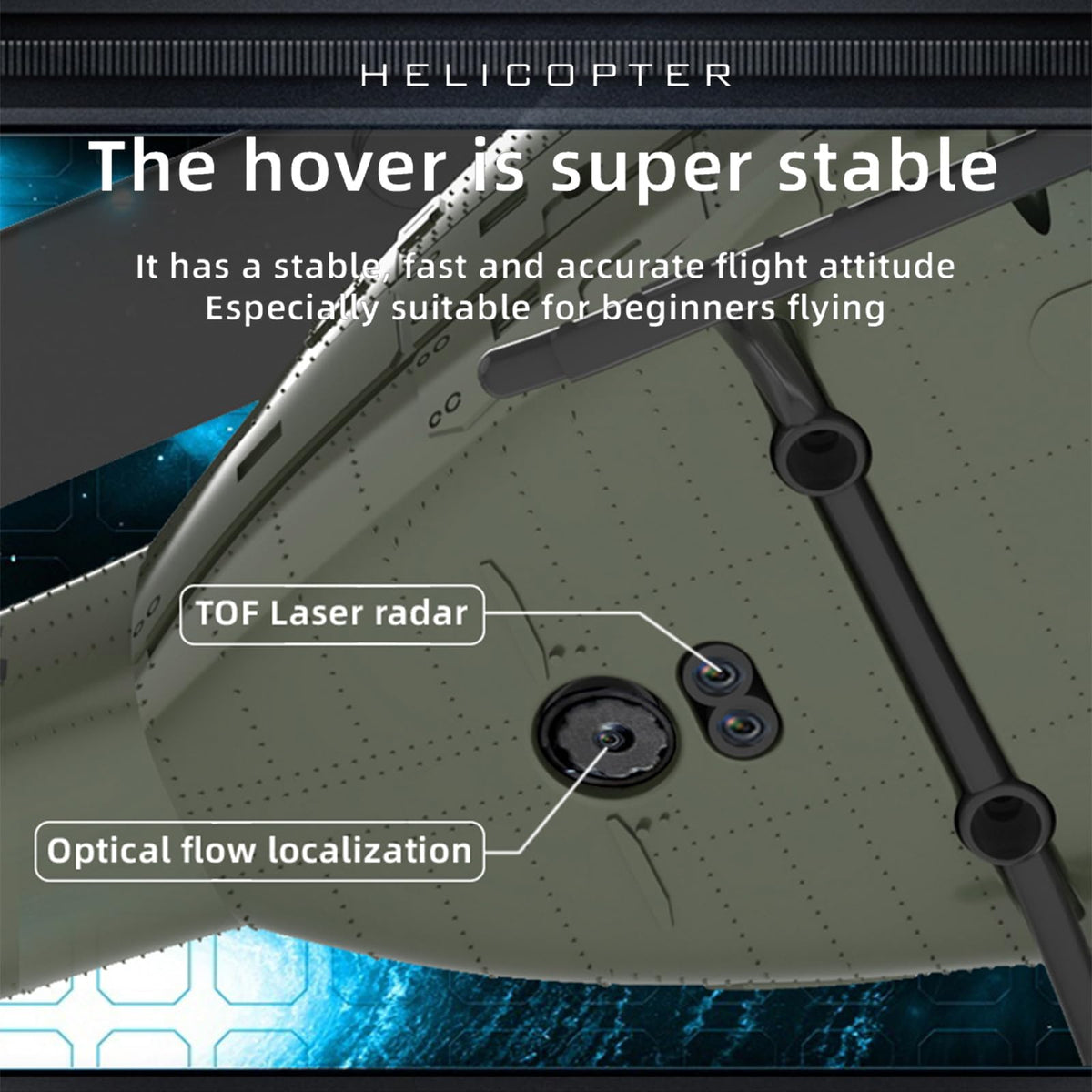 NBJIALIN RC ERA C032 Huey brushless motor delivers strong power.