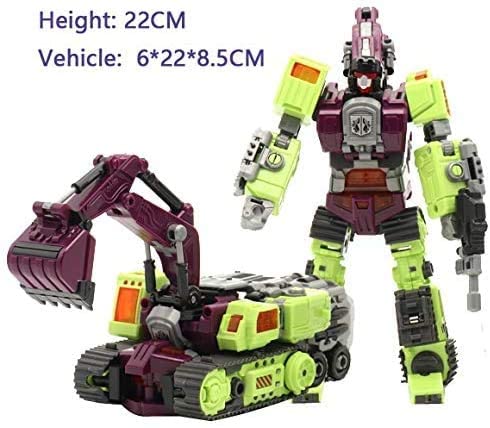 NBK Devastator green car form captures fast, playful vehicle adventures during pretend missions.