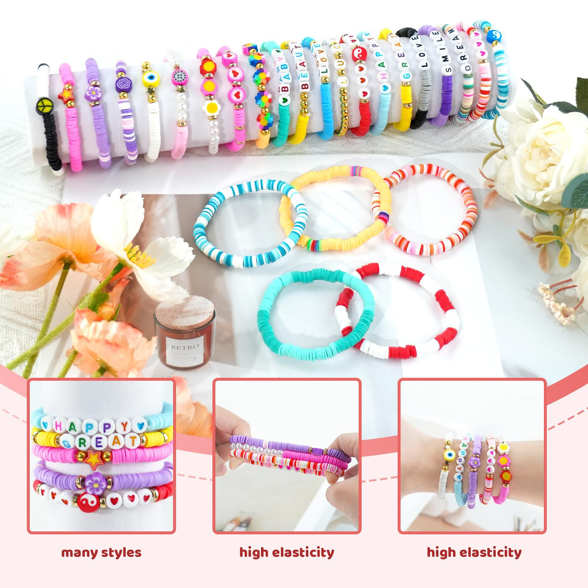 NCPLYGOU gold bead accent bracelet adds a touch of shimmer to any look.