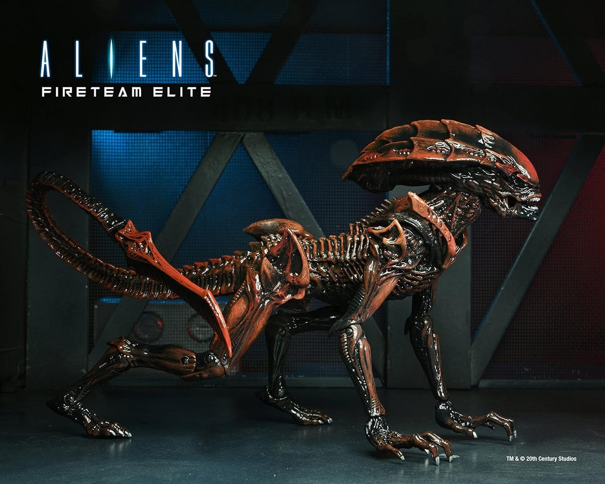 NECA Prowler Alien figure detail close-up, showing game-accurate sculpt and tail.