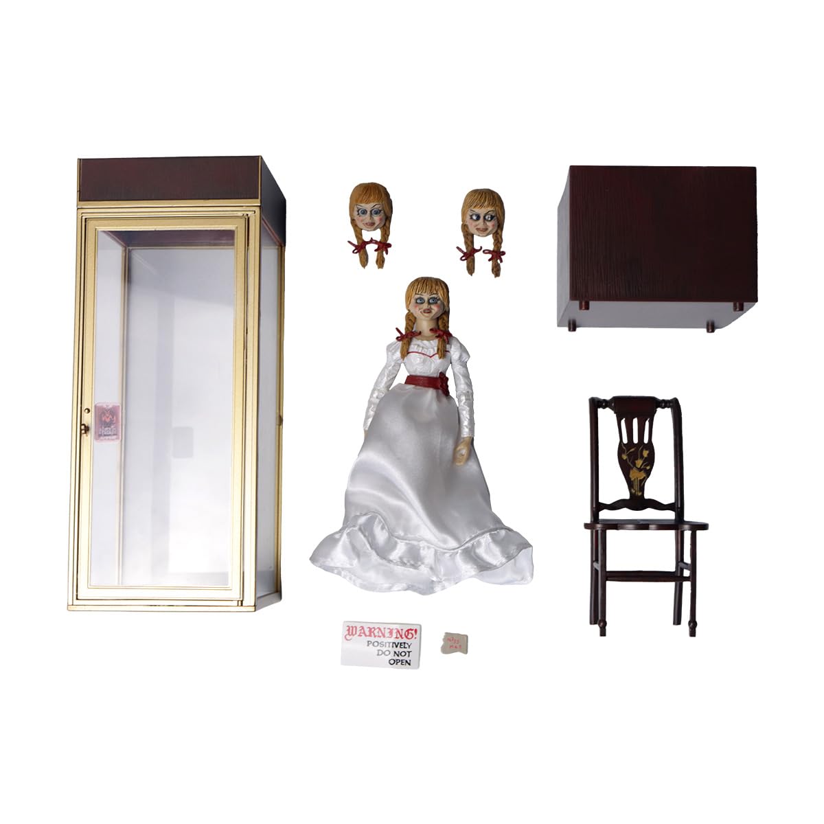 NECA Annabelle Ultimate museum doll case protects and showcases the figure