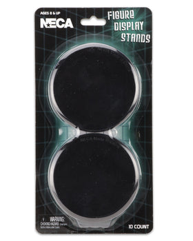 NECA black figure display stand 10-pack supports 6-8 inch figures for dynamic posing