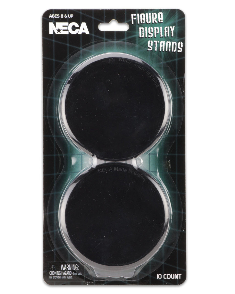 NECA black figure display stand 10-pack supports 6-8 inch figures for dynamic posing
