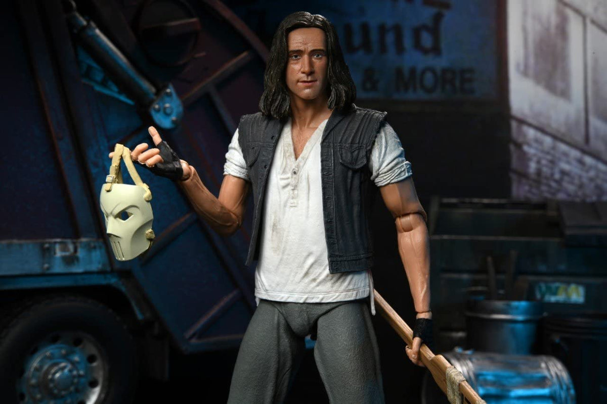 NECA Casey Jones figure with baseball bats accessories for display and play