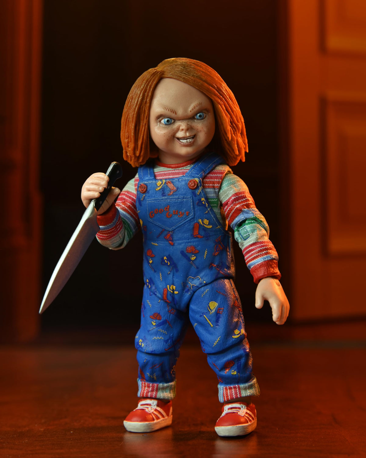 NECA Chucky deluxe window-box packaging showcases collector-friendly presentation