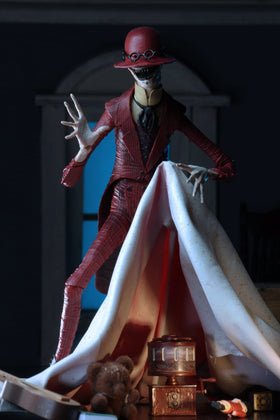 NECA Crooked Man figure with umbrella for portrait-ready display and storytelling scenes.