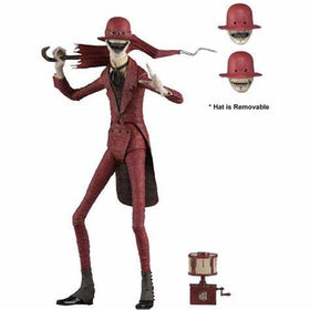 NECA Crooked Man figure includes zoetrope toy for interactive shelf setup.