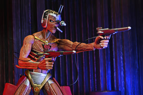 NECA Cyborg Eddie blaster rifle—futuristic weapon for display and play.