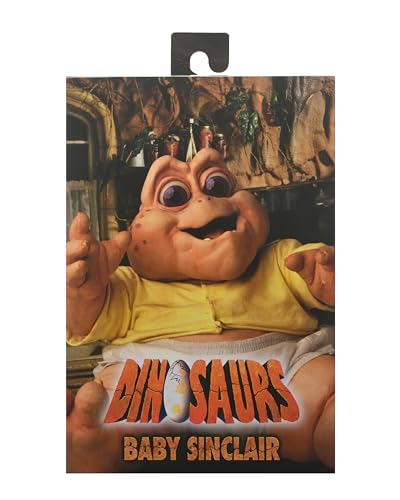 NECA Baby Sinclair baseball bat accessory for dynamic poses.
