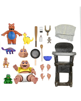 NECA Baby Sinclair with highchair accessory for scene recreation.