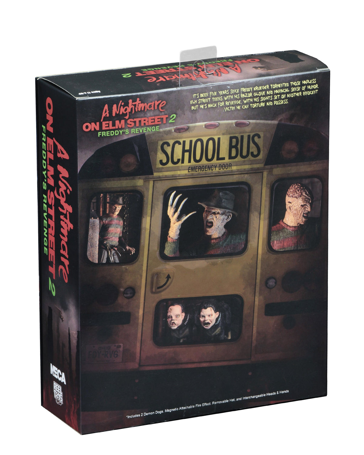 NECA Freddy's Revenge figure includes monster hand for menacing display