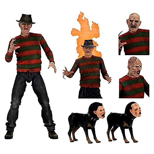 NECA Freddy's Revenge figure with removable hat and pool fire effect for scene recreation