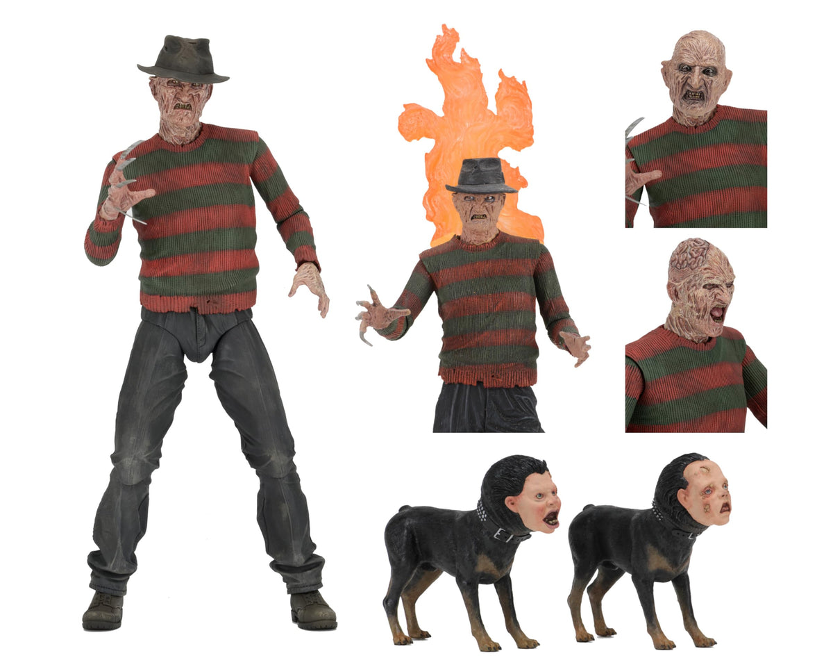 NECA Freddy's Revenge figure with three interchangeable heads for dynamic posing