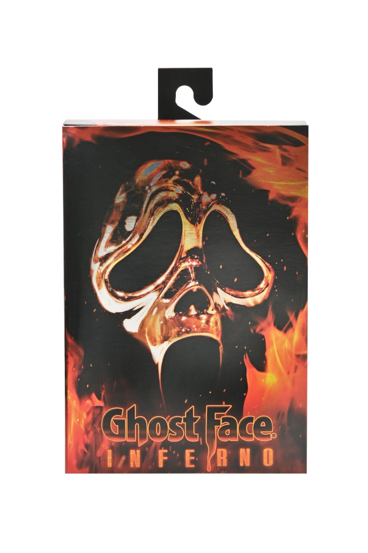 Close-up of NECA Ghost Face articulation and scaled silhouette