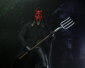 Aged mask texture for vintage horror vibe on NECA Ghost Face