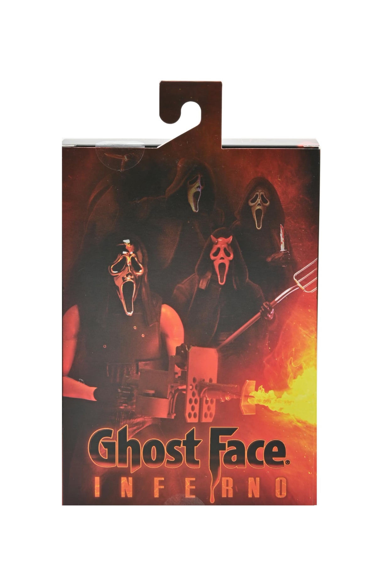 NECA Ghost Face cloak opened for dramatic display option