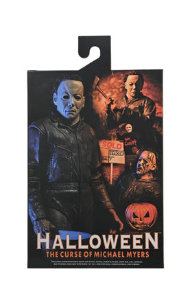 NECA Halloween 6 figure with removable mask for dramatic posing.