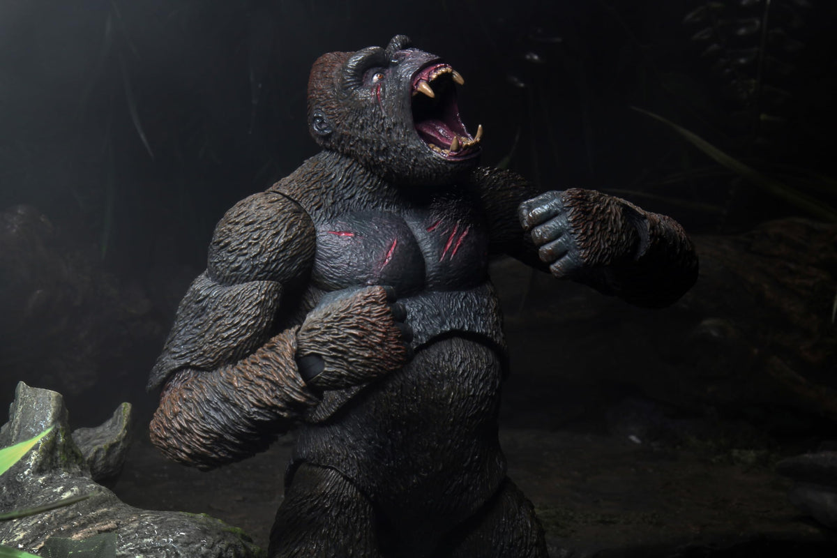 NECA King Kong 7in figure head expressions for varied display moods