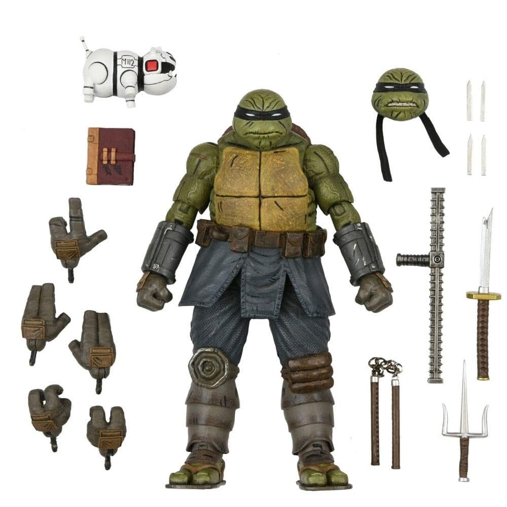 NECA Last Ronin Ultimate accessory set with goggles and weapons for dynamic posing