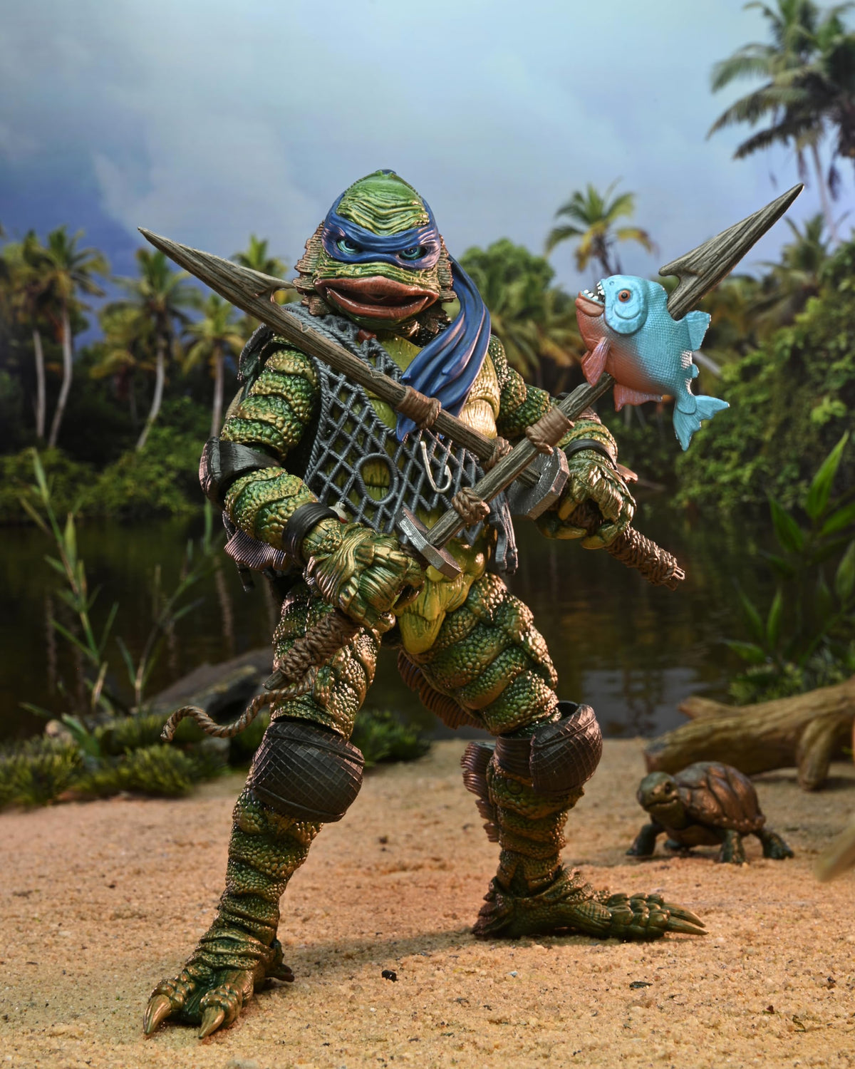NECA Leonardo Creature interchangeable hands for varied expressions