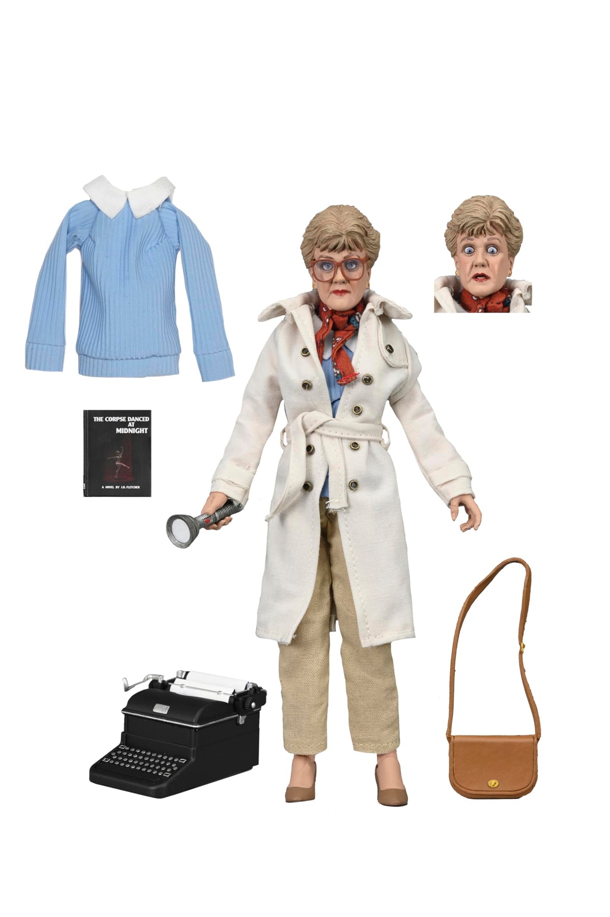 NECA Jessica Fletcher figure, jessica-fletcher-sweater, vintage style clothing